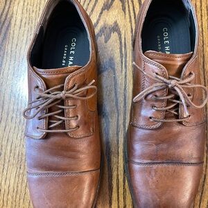 Cole Haan Men's Tan Leather Oxfords